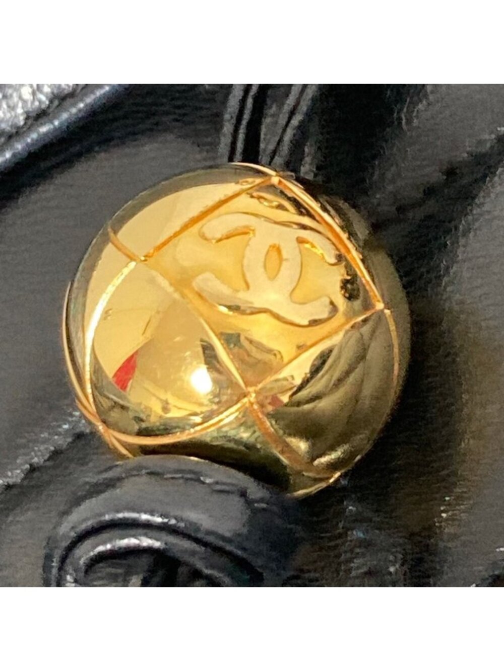 Chanel Quilted Lambskin Chain Shoulder Bag Tote Black - Picture 7 of 15